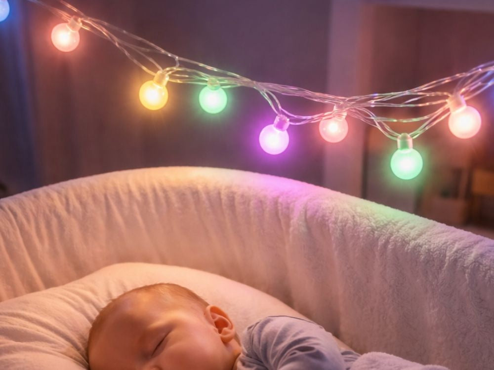 RGB LED-ljusslinga 7,5 m 50 LED USB med app och fjärrkontroll