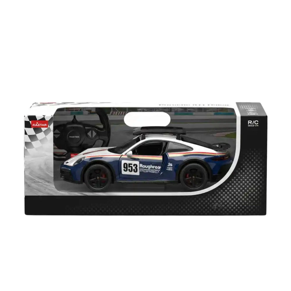 Radiostyrd bil Porsche 911 Dakar 1:14 2,4 GHz LED-ljus