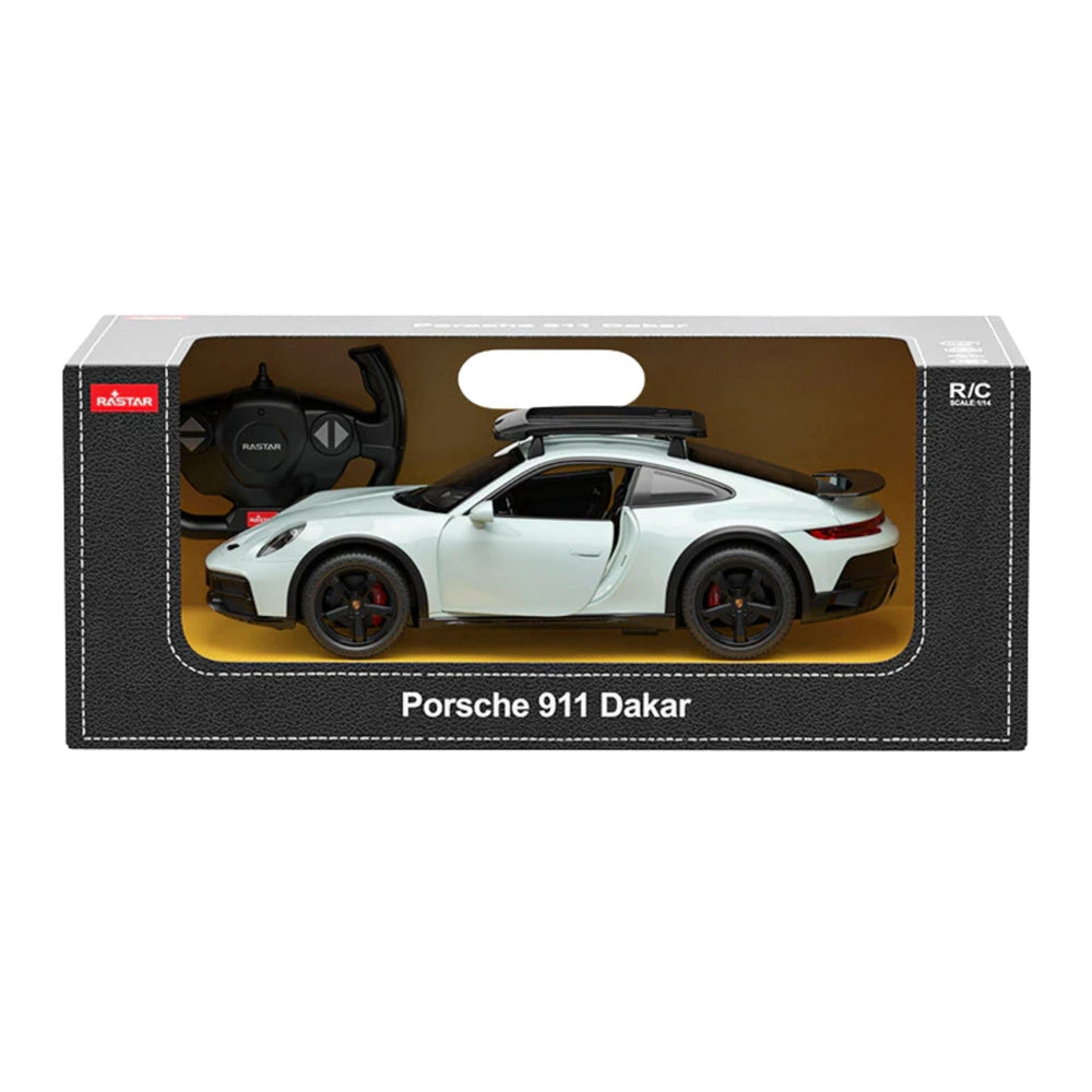 Radiostyrd bil Porsche 911 Dakar 1:14 2.4GHz LED öppningsbara dörrar