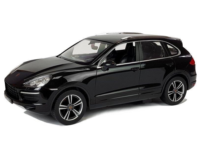 Radiostyrd bil Porsche Cayenne Turbo 1:14 svart med LED 2,4 GHz