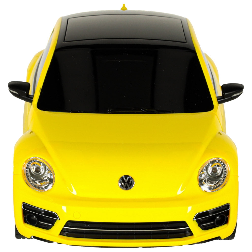Radiostyrd bil RC 1:14 Volkswagen Beetle gul med handkontroll