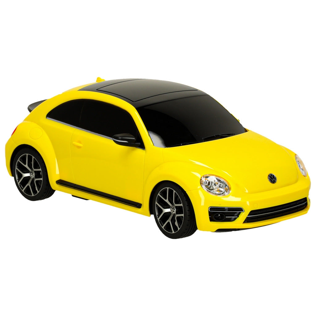 Radiostyrd bil RC 1:14 Volkswagen Beetle gul med handkontroll