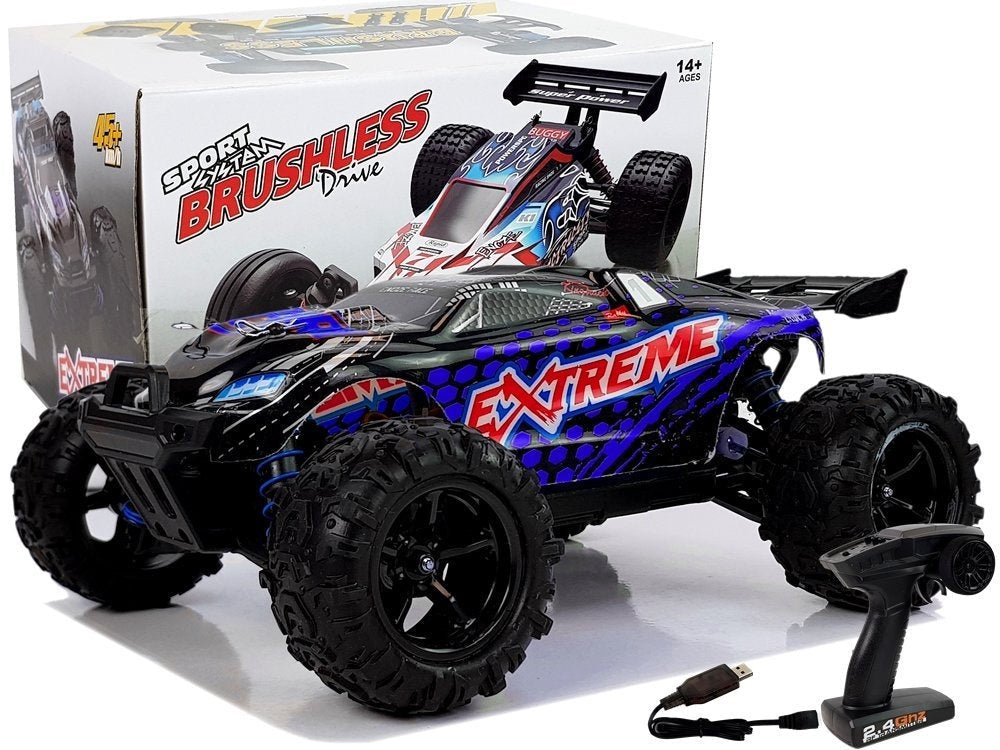 Radiostyrd rallybil 1:18 4x4 45 km/h 2.4GHz med batteri & laddare