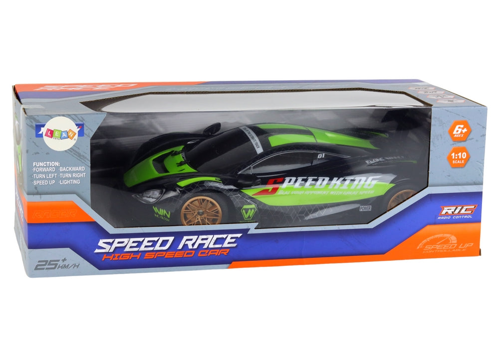 Radiostyrd sportbil 1:10 25 km/h 2,4 GHz med batteri och laddare