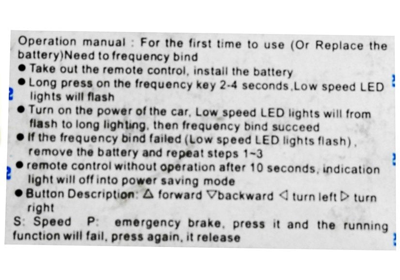 Reservdel - Remote Control for Electric Ride-On Car BMW X6 2.4G
