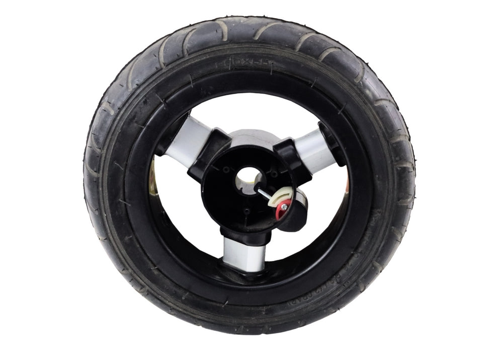 Reservhjul fronthjul 30x8 cm plast med uppblåsbart gummidäck PRO700
