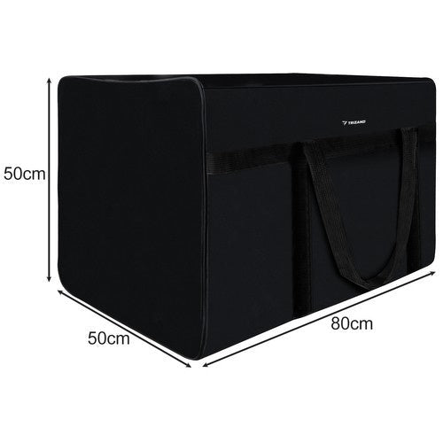Resväska 200L Cordura vattentålig svart 50x50x80 cm