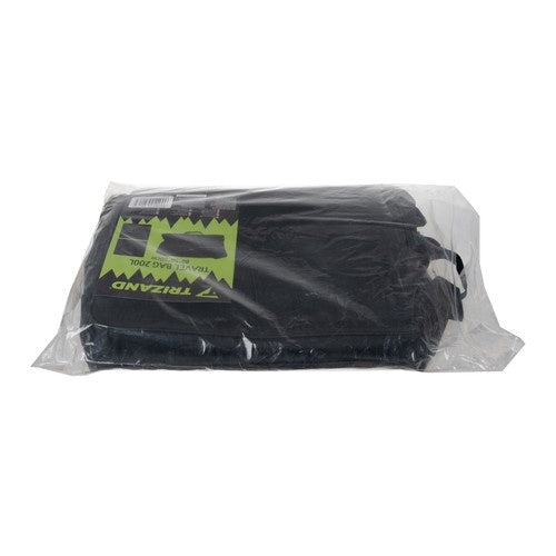 Resväska 200L Cordura vattentålig svart 50x50x80 cm