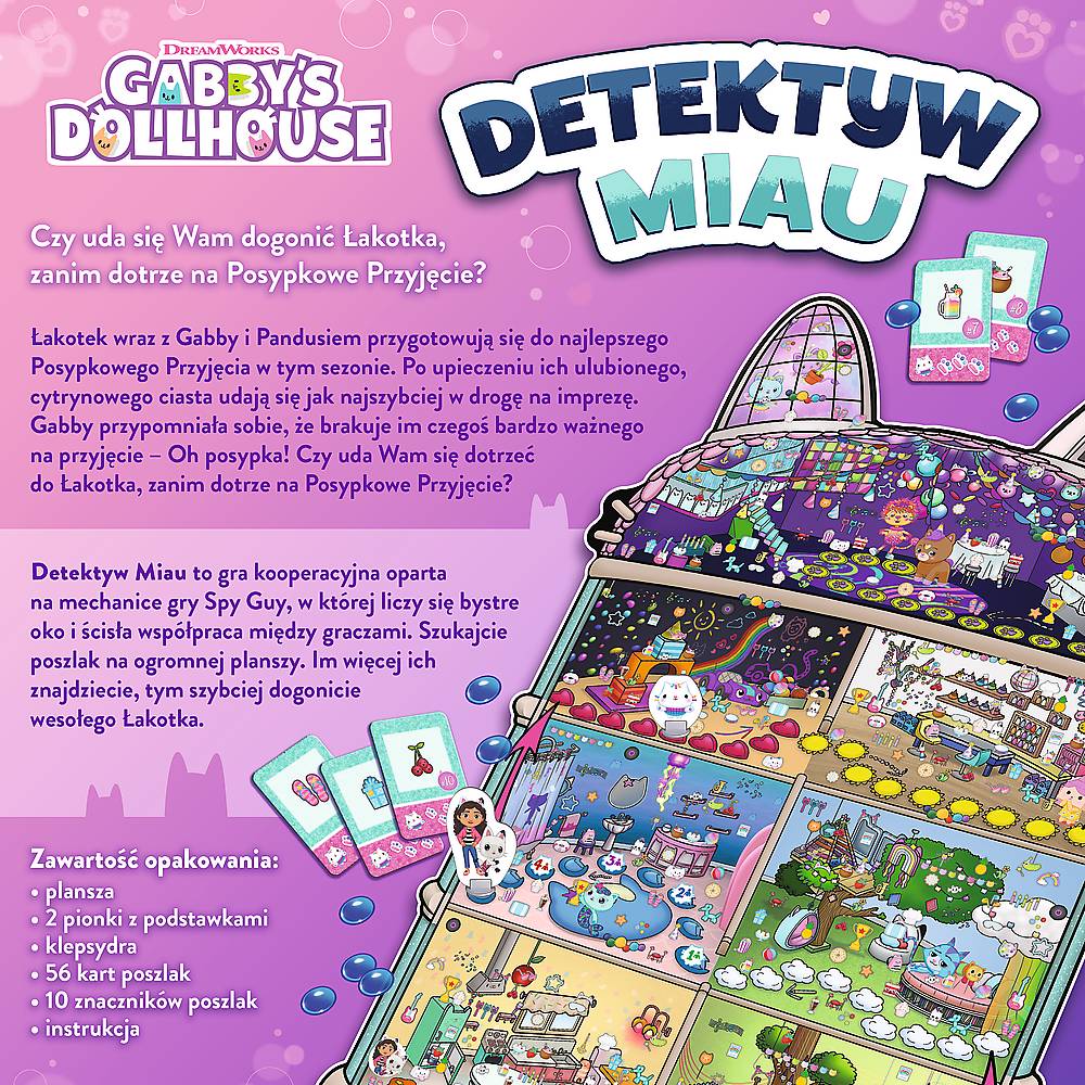 Samarbetsspel Detective Meow observationsspel i Gabis katthem