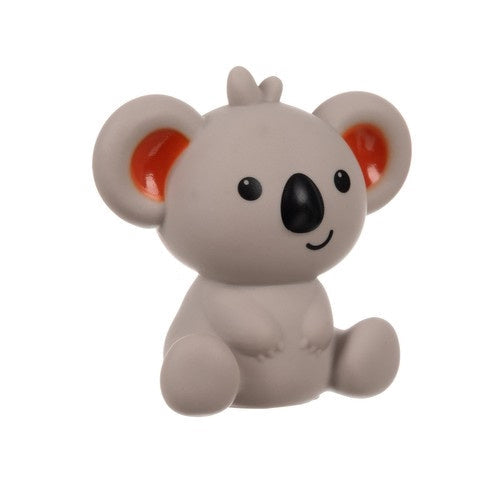 Sensoriska mjuka byggklossar i PVC 12 delar med koala & texturskivor