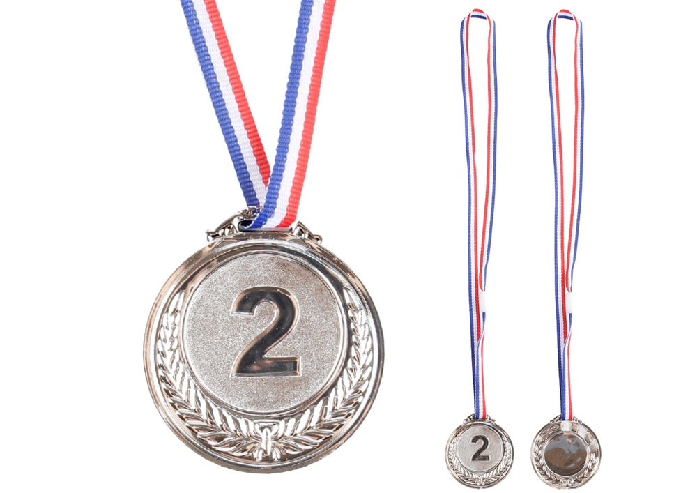 Silvermedalj i zinklegering, 1-pack