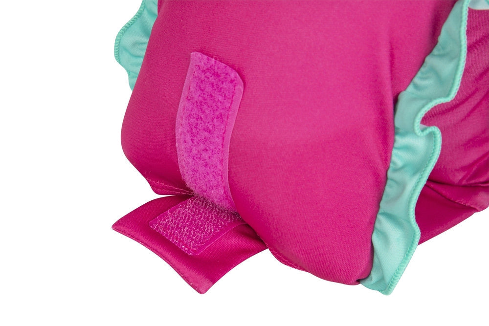 Simärmar barn rosa lama-mönster 11-19 kg 38x14 cm