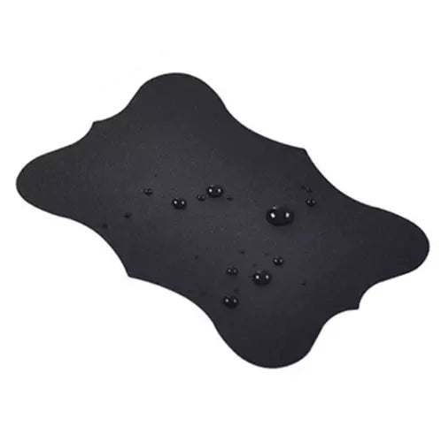 Självhäftande PVC-etiketter 5x3,5 cm svarta 24-pack