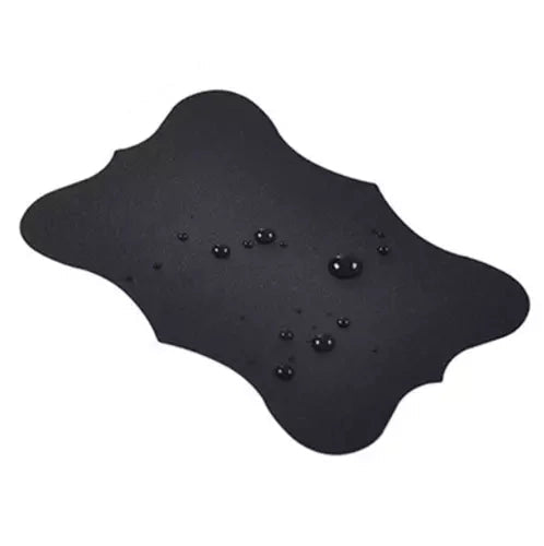 Självhäftande PVC-etiketter 5x3,5 cm svarta 24-pack