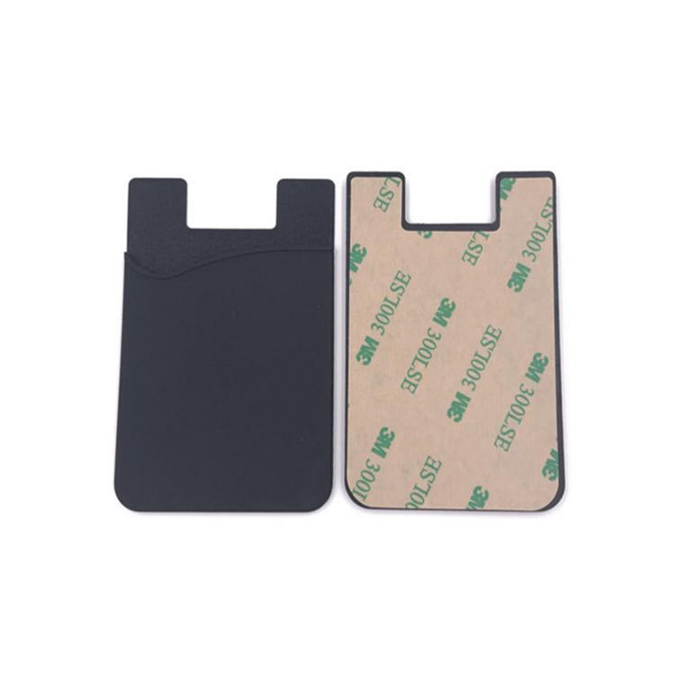 Självhäftande korthållare 2-pack 5x8 cm med 3M-tejp för mobil/surfplatta