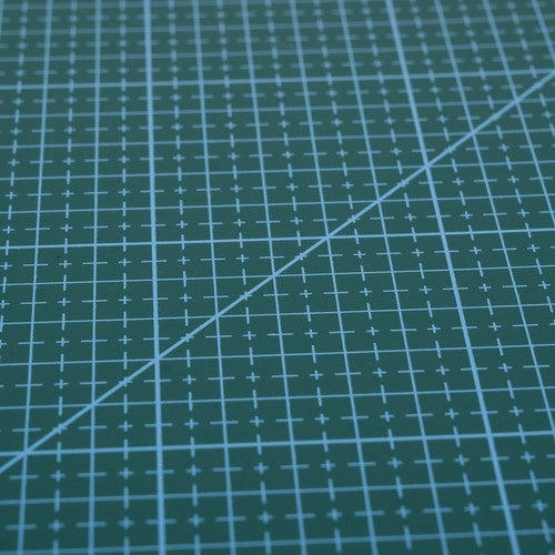 Självläkande skärmatta A2 45x60 cm 4 mm grön dubbelsidig PVC