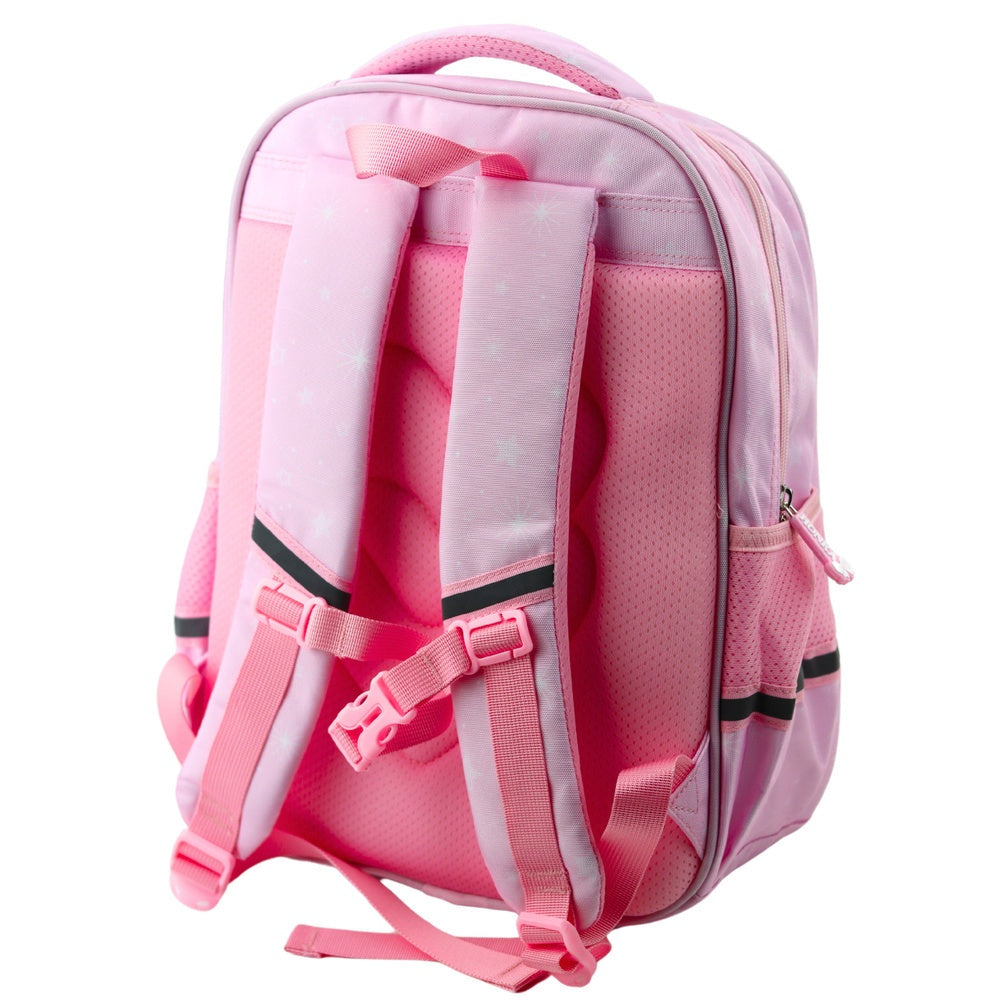 Skolryggsäck enhörning 20L 41x30x16 cm med bröstrem och reflex