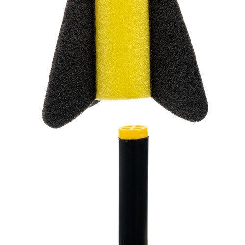 Skumraketskjutare med fotpump dubbel katapult, 6 raketer, 3+ år