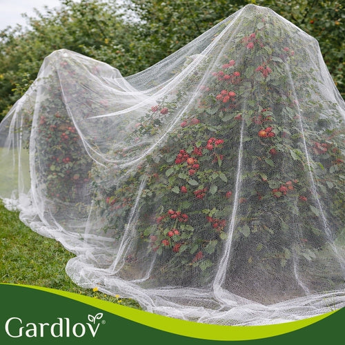 Skyddsnät blomrabatt 3x6 m 80 maskor 0,177 mm HDPE vit