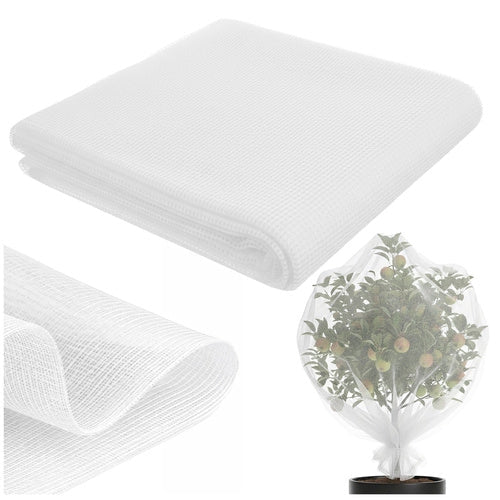Skyddsnät blomrabatt 3x6 m 80 maskor 0,177 mm HDPE vit
