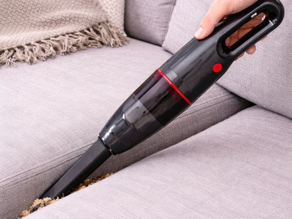 Sladdlös handdammsugare 4–6 kPa 350 ml USB-C svart med munstycken