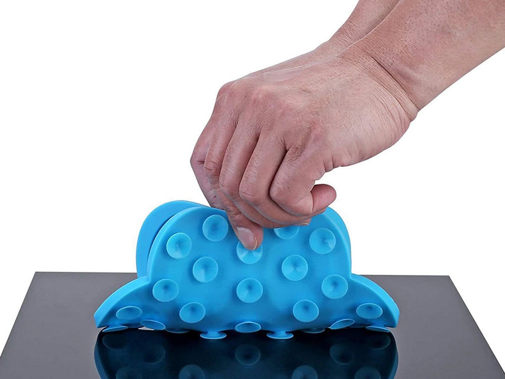 Slickmatta anti-stress för hund silikon med sugkoppar 17,8x18 cm