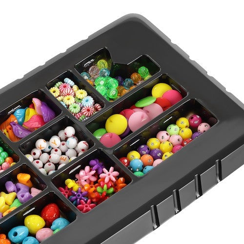 Smyckeskit för barn med pärlor 11 sorter och elastiskt snöre