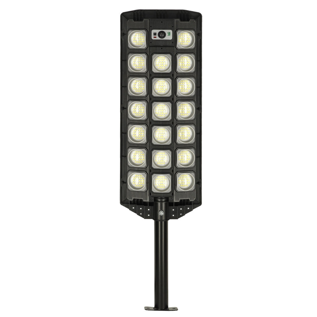Solcellsdriven LED-strålkastare 60W 520 LED med rörelsesensor 10 m