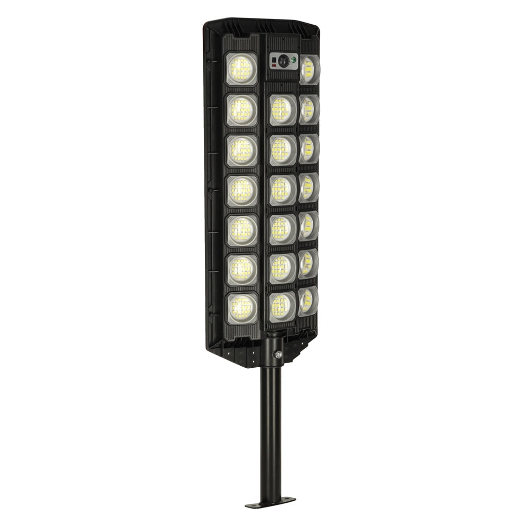 Solcellsdriven LED-strålkastare 60W 520 LED med rörelsesensor 10 m