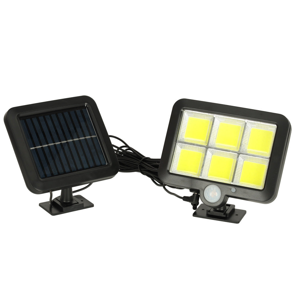 Solcellslampa 120 LED med rörelse- och skymningssensor 6-10 h