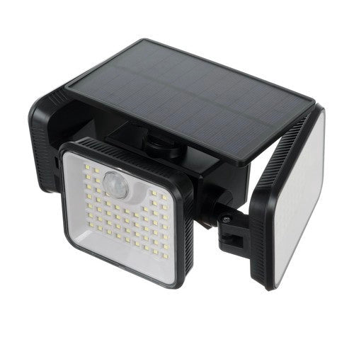 Solcellslampa utomhus 180 LED 550 lm med rörelse- & skymningssensor