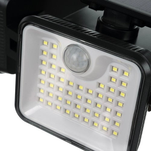 Solcellslampa utomhus 180 LED 550 lm med rörelse- & skymningssensor