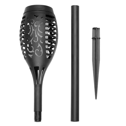 Solcellslampor fackel 4-pack LED varmvit flammeffekt 51 cm