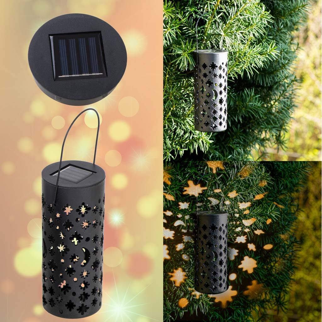 Solcellslampor för trädgård LED med skymningssensor 4-pack