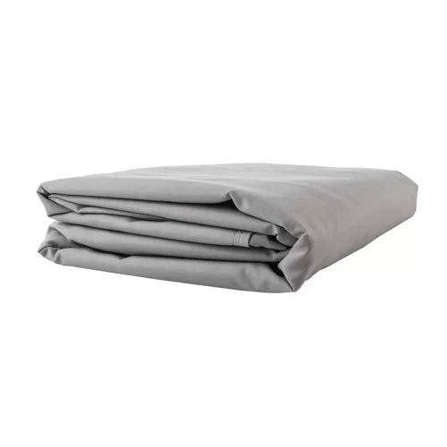 Solsegel trekant 3x3x3 m grå polyester 120 g/m² inkl 4 snören
