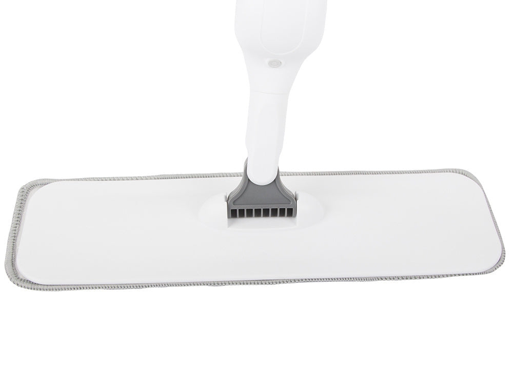 Spraymopp med vattentank 450 ml och 3 mikrofiberdukar vit 125 cm