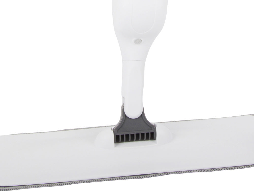 Spraymopp med vattentank 450 ml och 3 mikrofiberdukar vit 125 cm