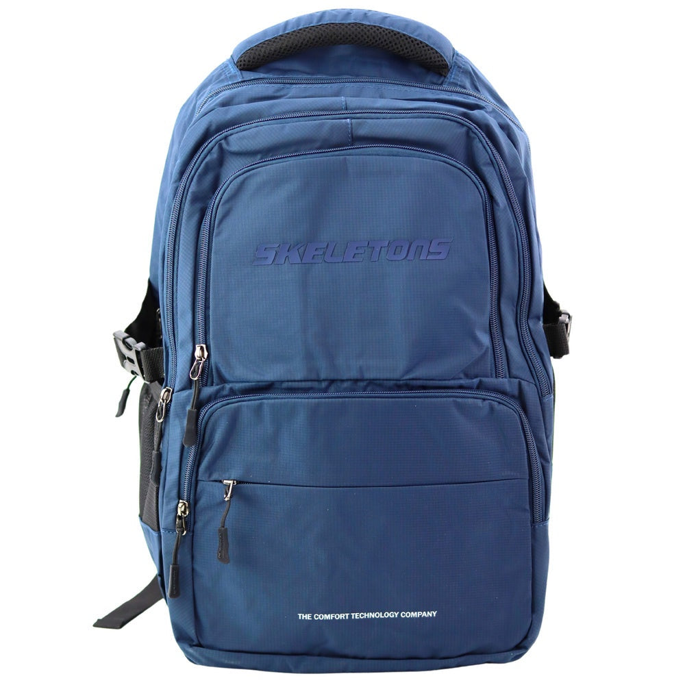 Stadryggsäck 35L navyblå 48x33x22 cm med 9 fickor