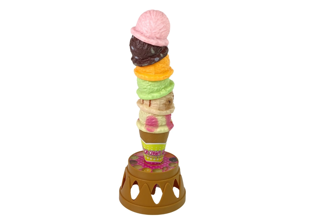 Staplingsspel Ice Cream Tower med glasskulor 2-4 spelare 3+ år