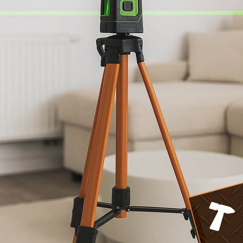 Stativ för korslaser 150 cm aluminium 5/8" gänga med bärväska