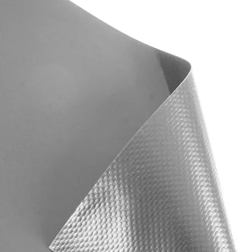 Stängselband PVC 19 cm x 35 m grå UV-beständigt inkl 25 klipp