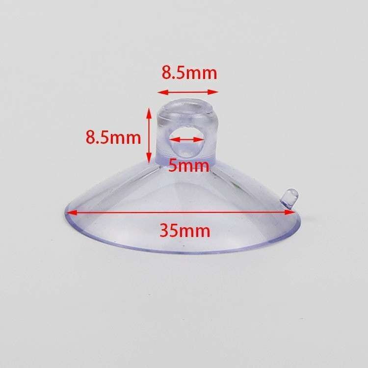 Sugproppar 35 mm 20-pack för fönster, spegel, glas och kakel