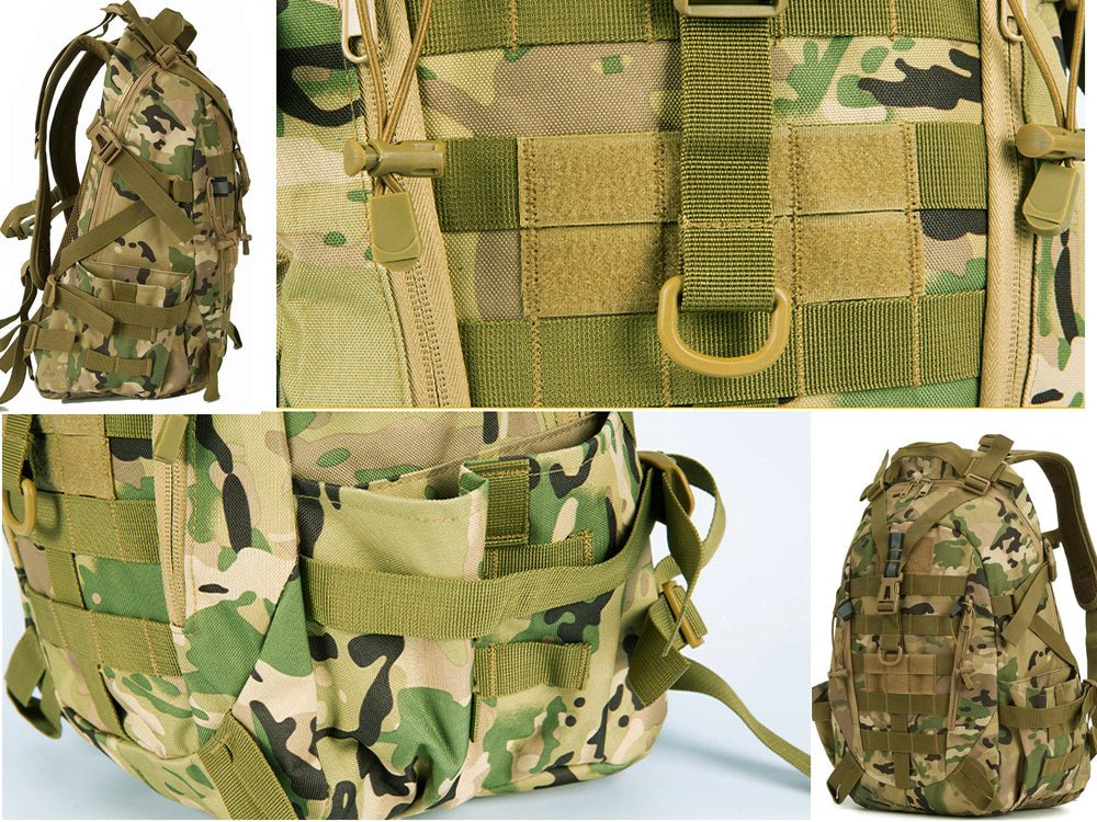 Taktisk ryggsäck 30 l 800D Oxford MOLLE moro 50x35x20 cm