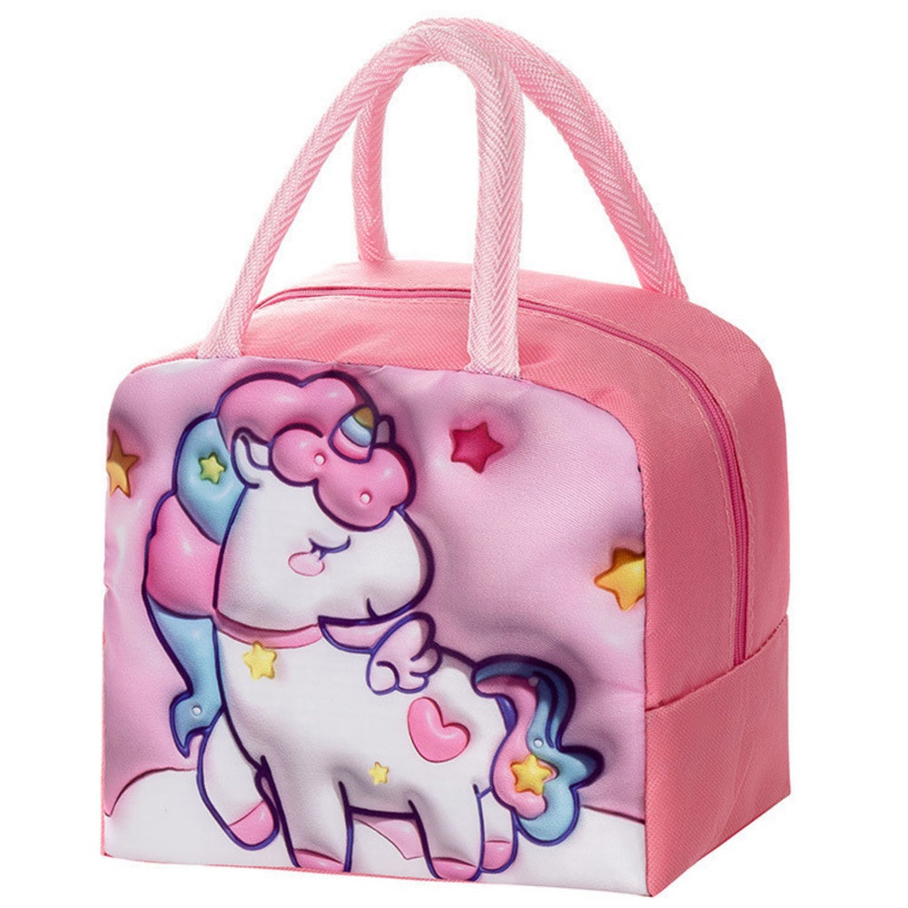 Termisk lunchväska barn unicorn med stjärnor 23x20x10 cm