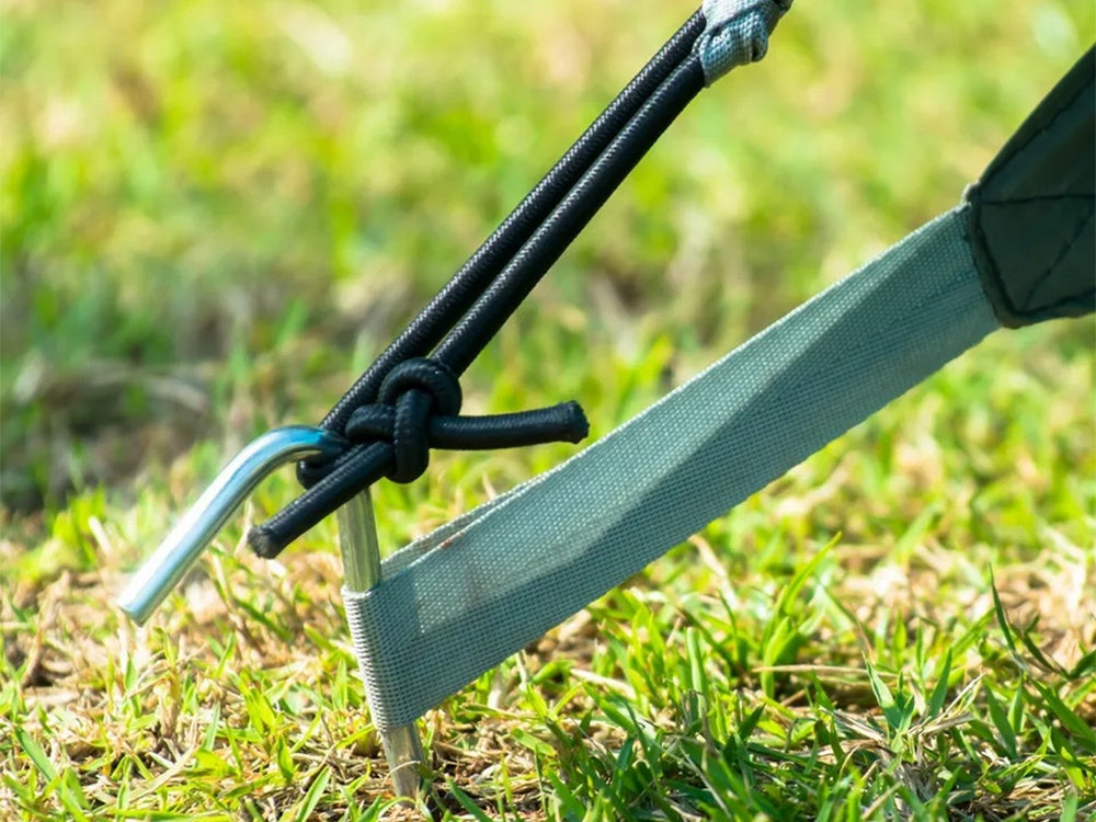 Tältpinnar i stål 31 cm 10-pack silver