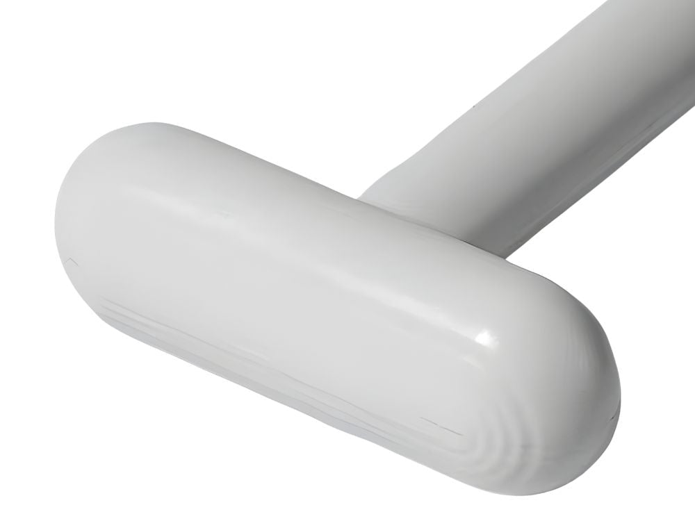 Toalett- och vaskrensare med gummisugkopp 17x51 cm grå/vit