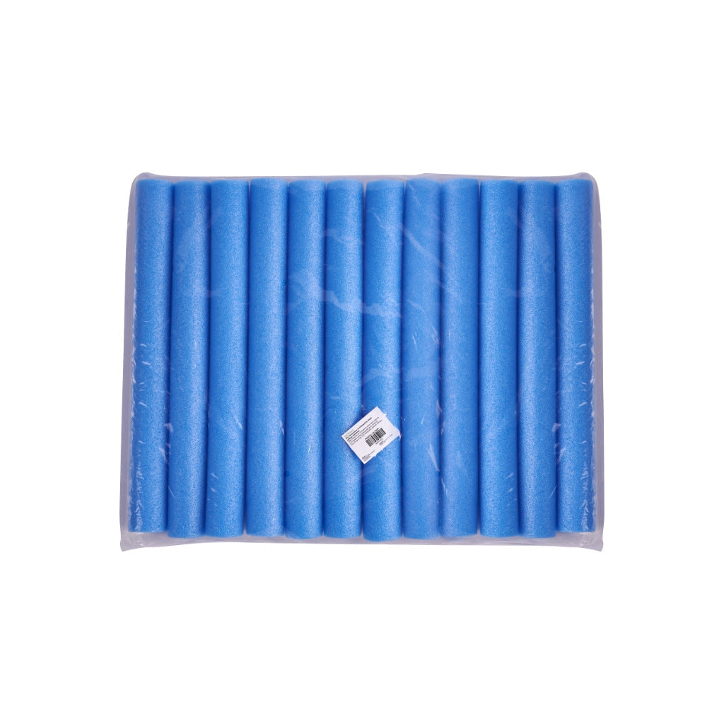Trampolinstolpskydd skum 12-pack 41 cm blå, passar de flesta trampoliner
