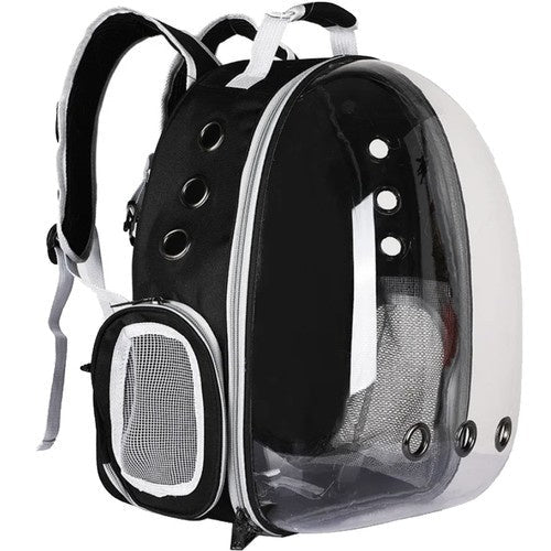 Transportväska för hund/katt 41x35x24 cm max 10 kg plexiglasfront