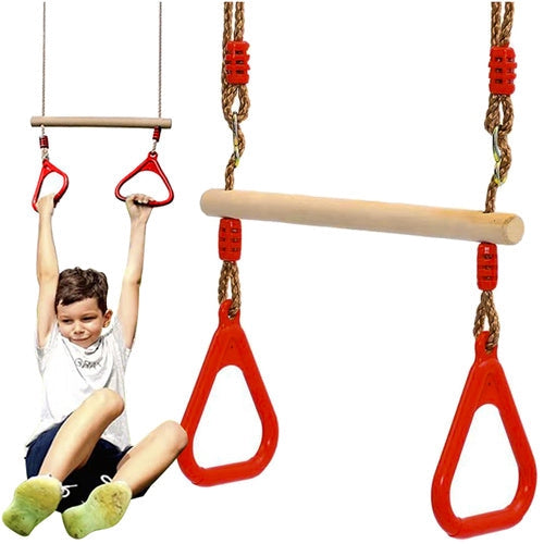 Trapezgunga för barn med justerbara rep 140-211 cm max 100 kg