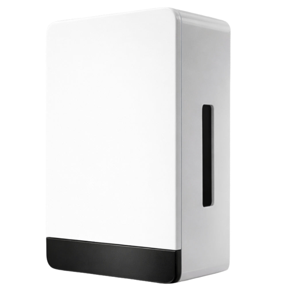 Trådbunden dörrklocka 230 V 80 dB ding-dong vit 12x7x4 cm